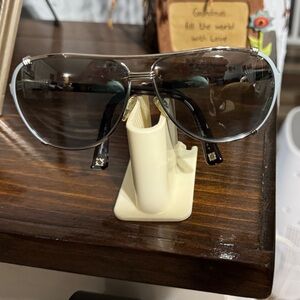 Dior Black and Silver Sunglasses